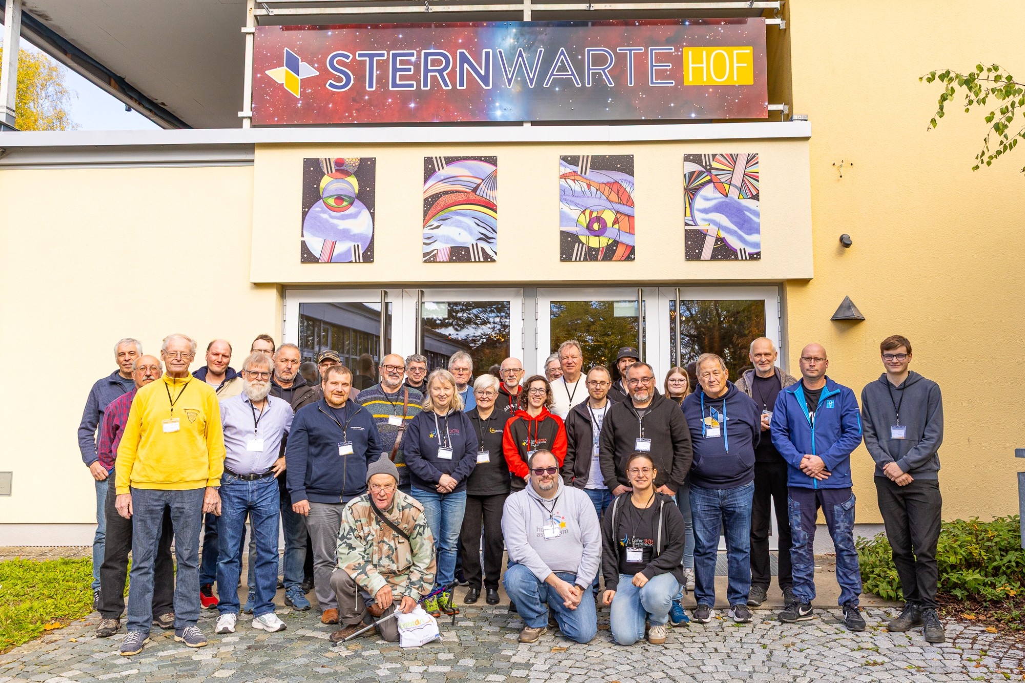 Sternwarte Hof bei Dämmerung